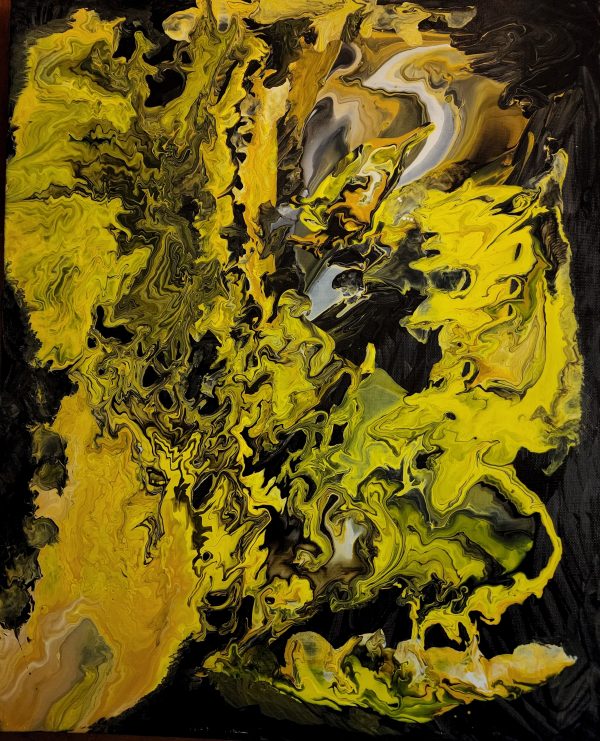 A8 - Yellow (Flow Art)