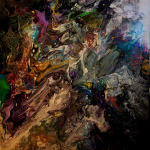 A8 - 團 (流體畫作)